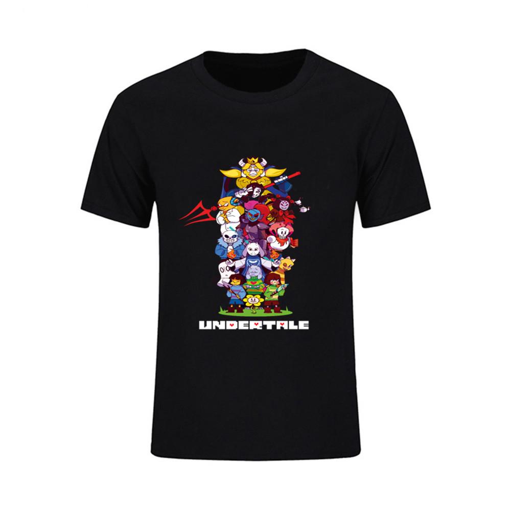 Man S T Shirt Arrival Anime Undertale Family Print T Shirt Men Aesthetic