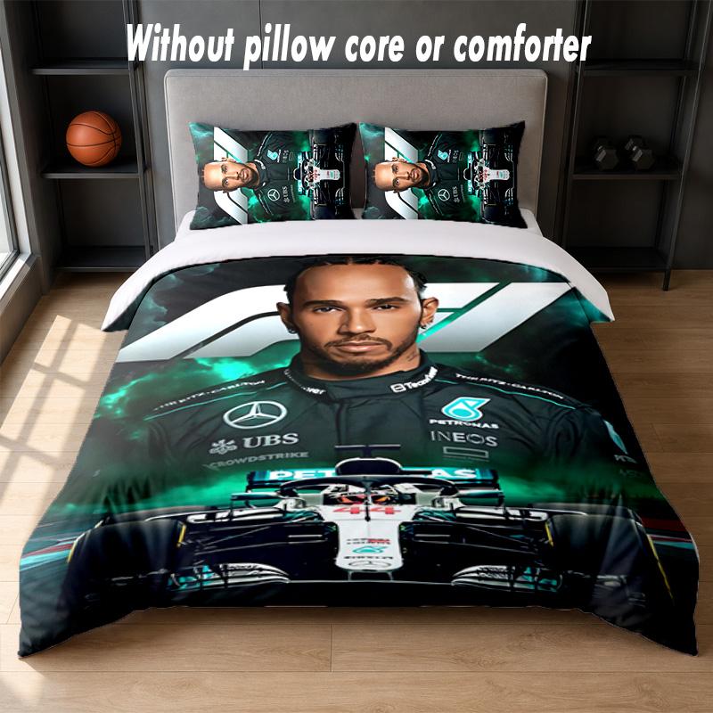 Lewis Hamilton Dizaina Gulta Gultasveļas Komplekts