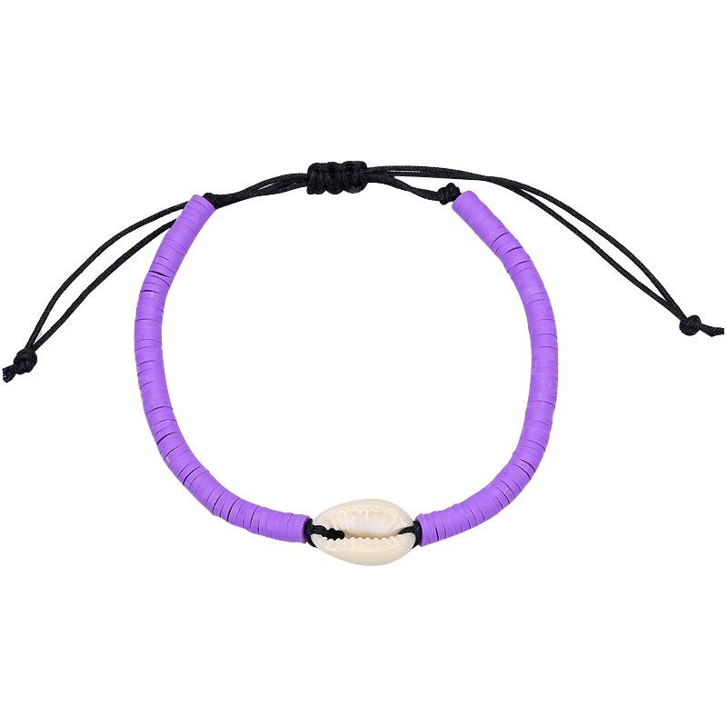 Bohemian Beach Shell Handmade Woven Bracelet Adjustable Rope Chain Bracelets for Women Cuff Jewelry