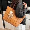 Spring and Summer Large-capacity Bag 2025 New Women's Bag Fashion Commuter Retro Shoulder Bag College Student Class Tote Bag
