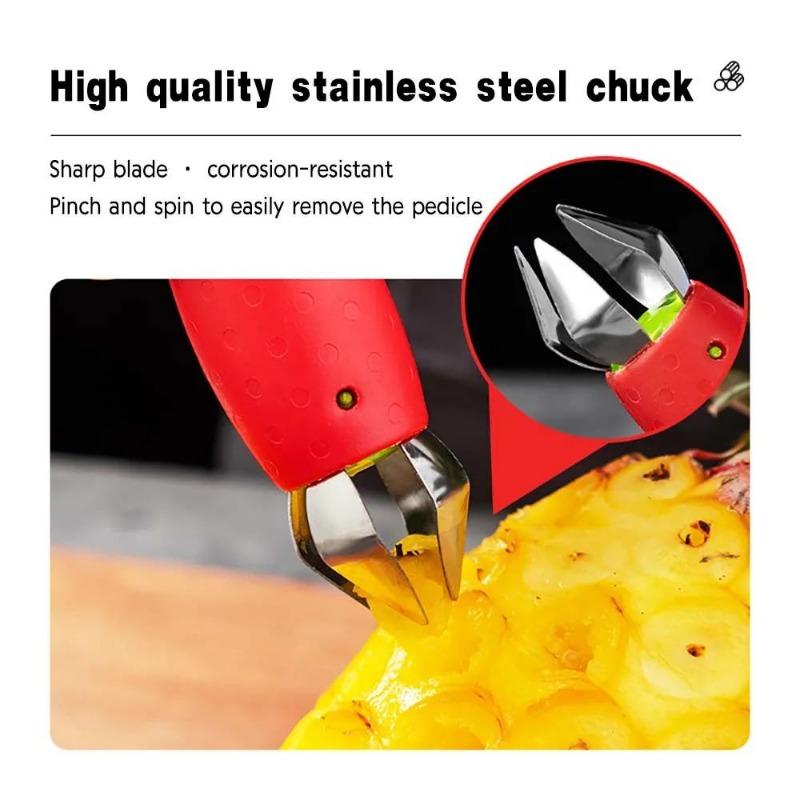 1Pc Strawberry Huller Pineapple Cutters Novel Tomato Stalks Remover Fruit Knife Useful Strawberry Leaf Cleaner Kitchen Accessories