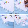 Blank Acrylic DIY Button Pins 10 PCS Transparent Badge Set for Small Business Custom Pin Making Supplies
