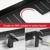 Wall-Mounted Aluminum Bathroom Organizer Shelf