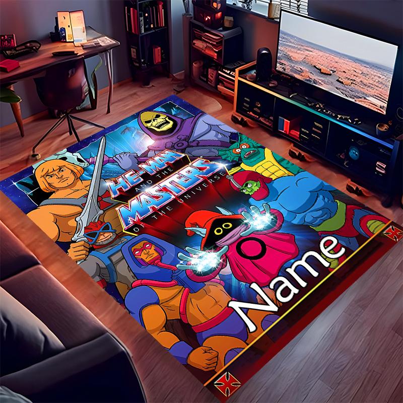 Custom personalization He-Man and the Masters of the Universe Print Area Rug - Soft, Washable Non-Slip Indoor Mat,Living Room,Home&Office Decorative R