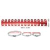 23.85in Exhaust Pipe Heat    ive Cover Anti Scald Leg  or   for Motorcycle(Red )