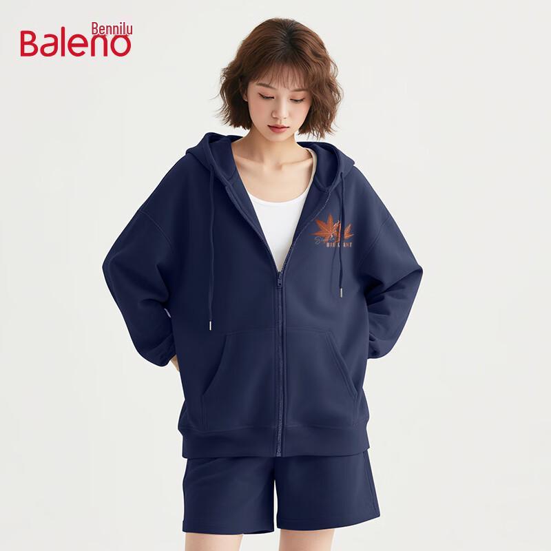 Baleno Women's American Retro Zip-Up Hoodie