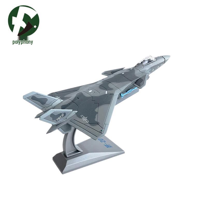 J-20 Fighter Jet Alloy Model