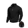 Urbaner Fleece-Hoodie für Jugendliche mit Stehkragen und Reißverschluss für legere Winterkleidung