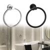 Anti Rust Towel Ring Black Corrosion Resisting Silver