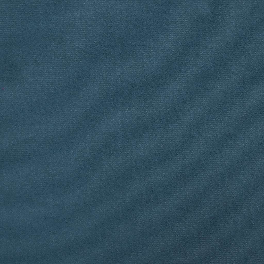 Vidaxl 2-Seater Sofa, Blue, 120 Cm, Upholstered In Velvet
