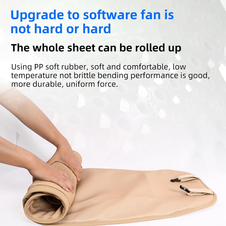 Luxusní PU kůže Chladicí podložka na sedadlo do auta USB 12V/24V Univerzální Chlazený potah na přední sedadlo s ventilátorem Chladicí podložka na sedadlo do interiéru auta