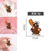 Creative Cartoon Character Brooch Featuring Adorable Angry Tree Stump Design In Alloy