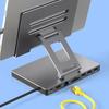 Laptop Stand Docking Station Multiport USB 3.0 TF Card Slot 4K 60HZ HDMI-compatible PD Charging Gigabit Ethernet Aluminum Alloy Type-C Hub Adapter