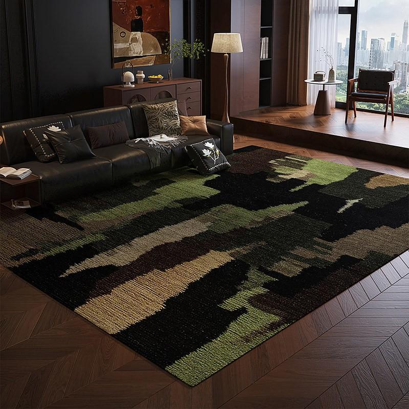 Modern Washable Area Rug Living Room