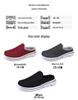 2025 Autumn/Winter Plus Size Furry Couple's Velvet Cotton Half Slippers - Warm, Casual Footwear for Men and Women