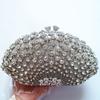 Hollow Out Rose Red Rhinestone Diamond  Wedding Purse New Fashion Women’s Crystal Evening Clutches BagLady Chain Party Clutches