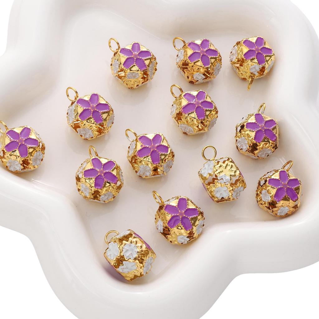 5-50Pcs Iron Colorful Bell For DIY Bracelet Necklace Keychain Accessories