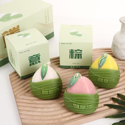 Dragon Boat Festival Zongzi Aromatherapy Candle Home Creative Fragrance Gift Box Souvenir Handmade Shape Candle Props