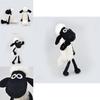 Entzückendes Cartoon Shaun das Schaf Plüsch Kuschelig Weiches Stofftier Ideal für Kinder