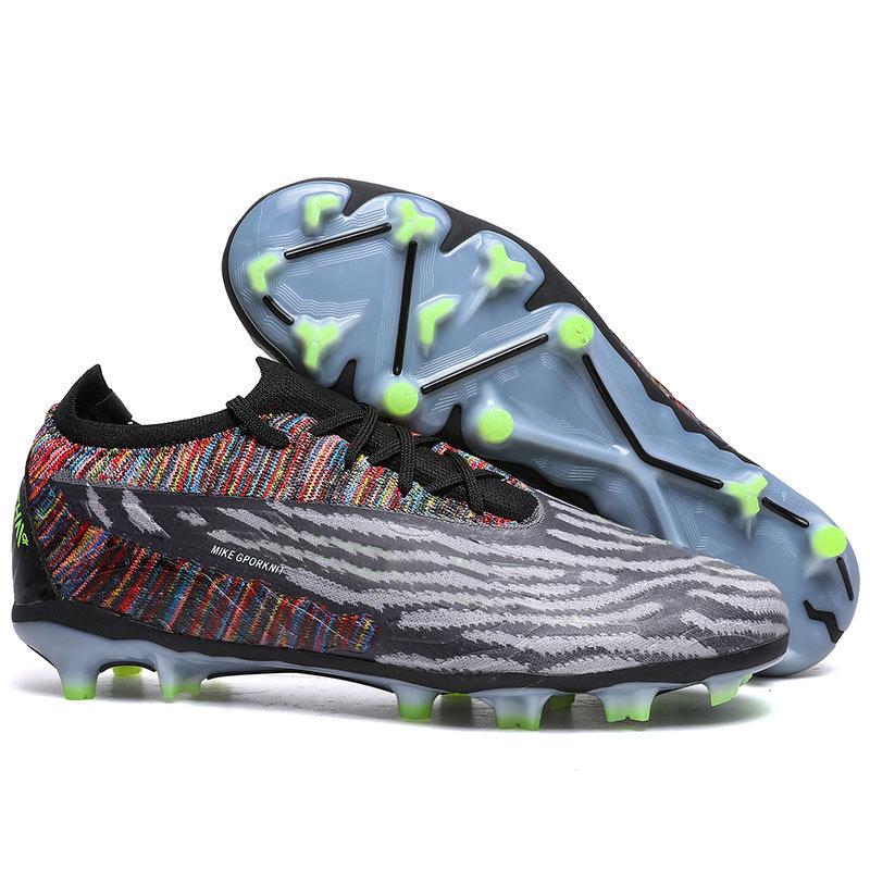 Men's AG Professional Training Football Soccer Shoes Anti-Long Nails Turf Boots Spring Autumn Broken Nails Design