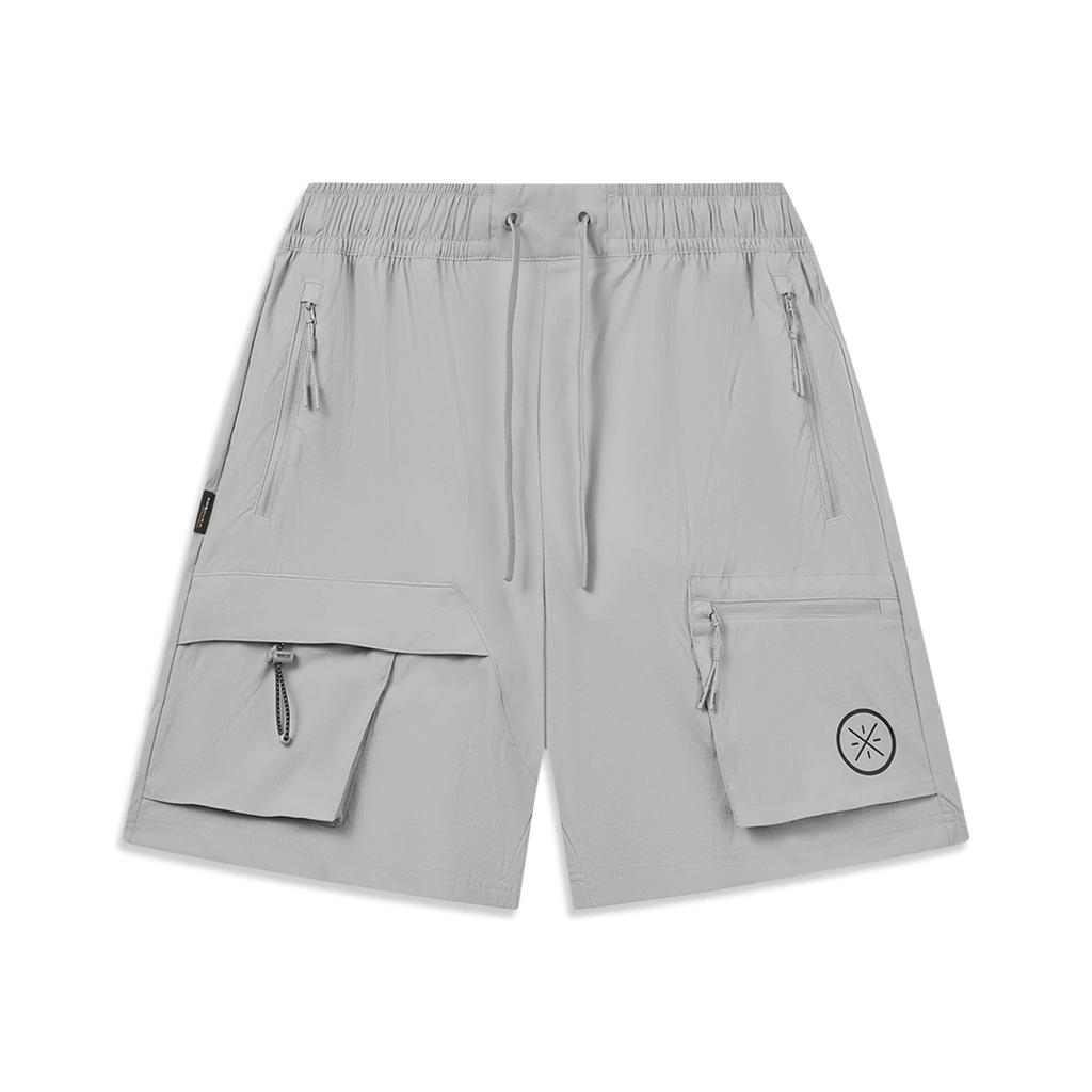 Li-Ning Wade Series Mid-Rise Drawstring Versatile Loose Comfortable Casual Shorts Men Shorts AKSW349-2