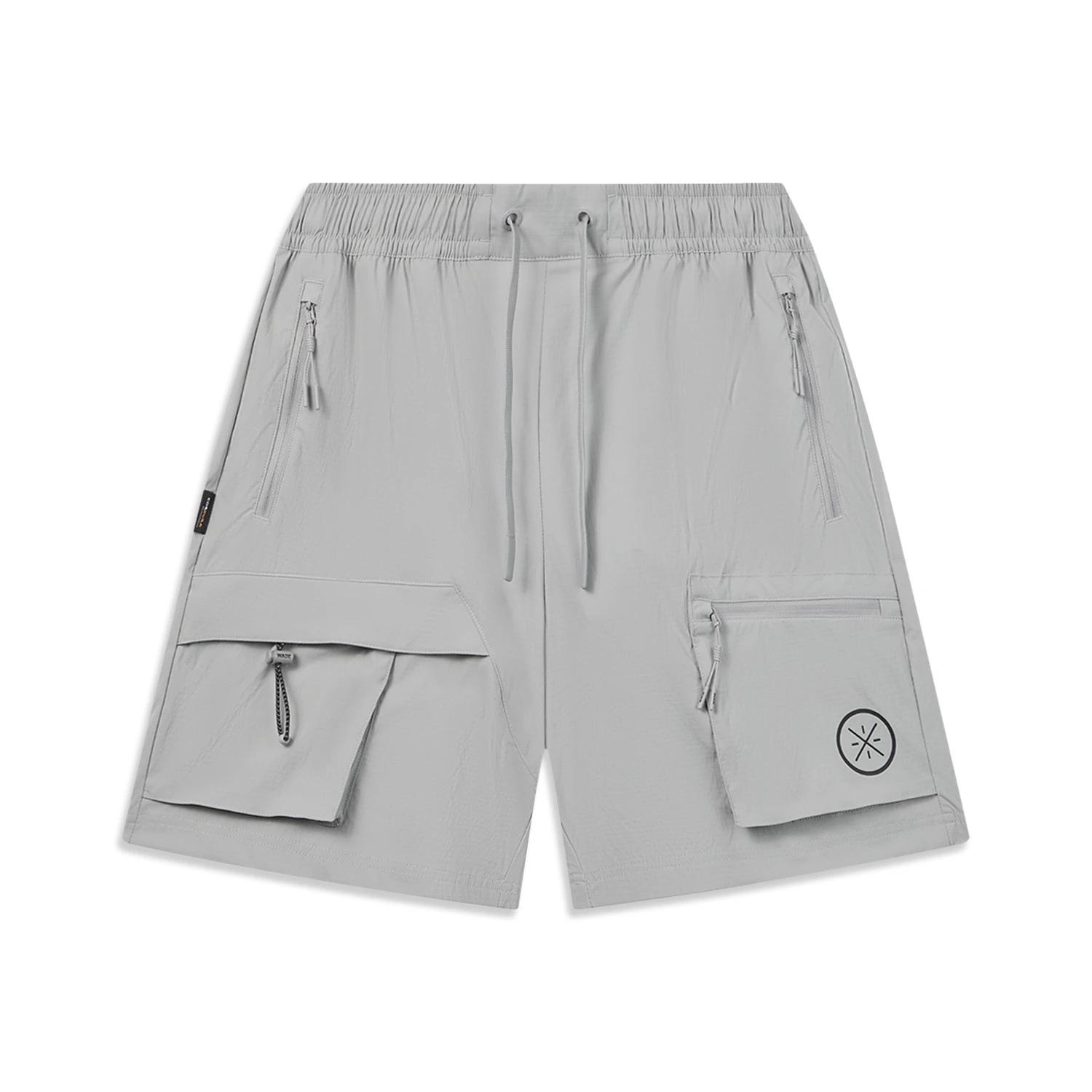 Li-Ning Серия Уэйда Средняя посадка На шнурке Универсальные Свободные Удобные Повседневные Шорты Мужские шорты AKSW349-2 M