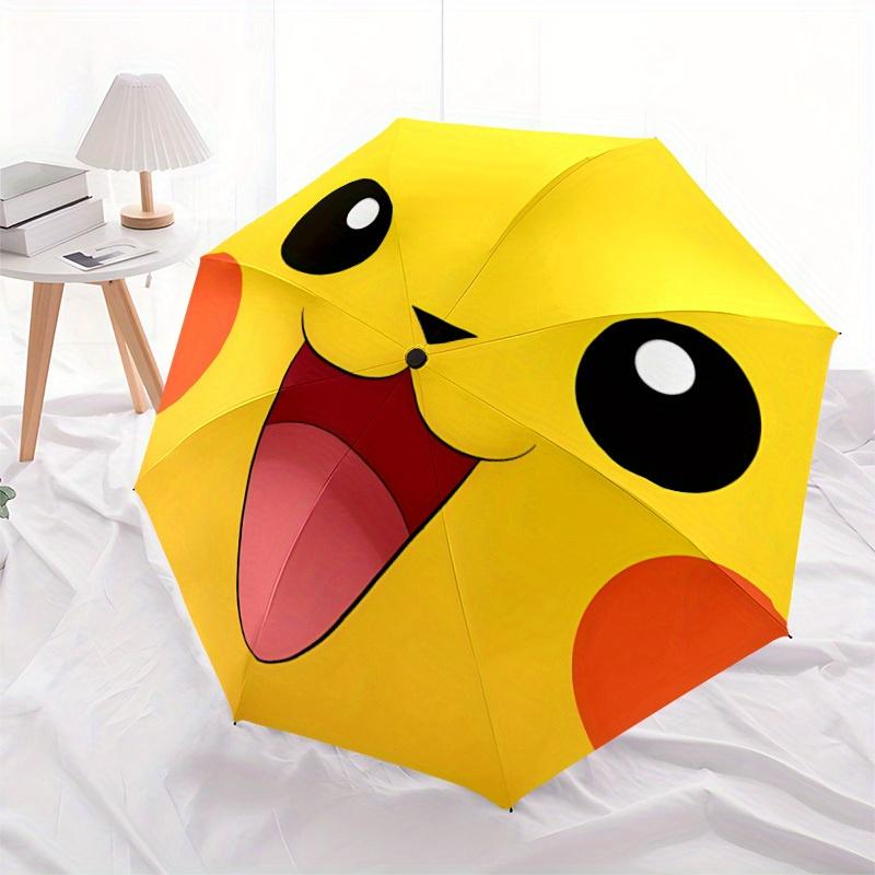 Pokémon Automatic Open/Close Umbrella Folding Umbrella,Portable Compact Perfect Gift for Birthday, Christmas0809186