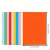 61-sheet A1 Multicolor Paper Set, Featuring 11 Vibrant Random Colors, Made of Thick and Smooth Craft Paper. Suitable for Craft