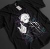 Anime Jujutsu Kaisen Gojo Satoru Purple Skill Graphic Black TShirt Size S4XL