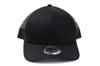New Era Trucker Cap Low Profile Snapback Black/Black