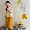 Girls' Summer Style Chinese Style Set 2026 New Hanfu Baby New Chinese Style Sleeveless Top Wide Leg Pants Summer Tang Dress
