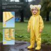 Lemon Baby Children's Raincoat One-Piece for Boys and Girls, Toddlers, Kindergarten Boys and Girls, Cute Rain Poncho