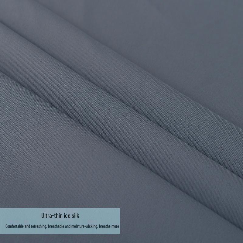 Чоловіча безшовна майка-борцівка з льодяного шовку