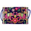 Clutch Bags for Women Jaipuri Rajasthani Handmade Embroidery Mirror Work Stylish Sling Bags for Women Cross Body Bags for Ladies and Girls - 22X16 Cm