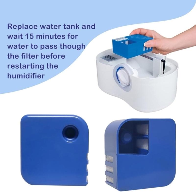 4Pcs PDC51V1 Hard Water Filter Replacement Demineralization Cartridge Humidifier Filter for V4600 V5100 VUL575 Models