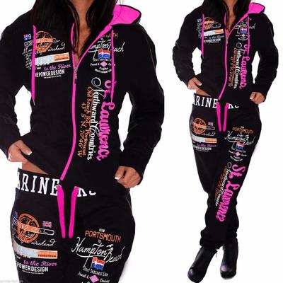 2019 Women Leisure Tracksuit Zipper Printed Hoodies + 2019 Women Leisure Tracksuit Zipper Printed Hoodies +