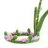 DIY Flower Bedside Lamp, Ornaments, Decoration Art Project, Flannel Table Holiday