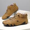 Winter Velvet Martin Boots Large Size Octopus Men's Thermal Cotton Shoes High Top Men's Sports and Leisure Shoes Comfortable