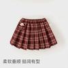 David Bella Girls' Half Skirt Set - Autumn Navy Collar Pleated Skirt Two-Piece