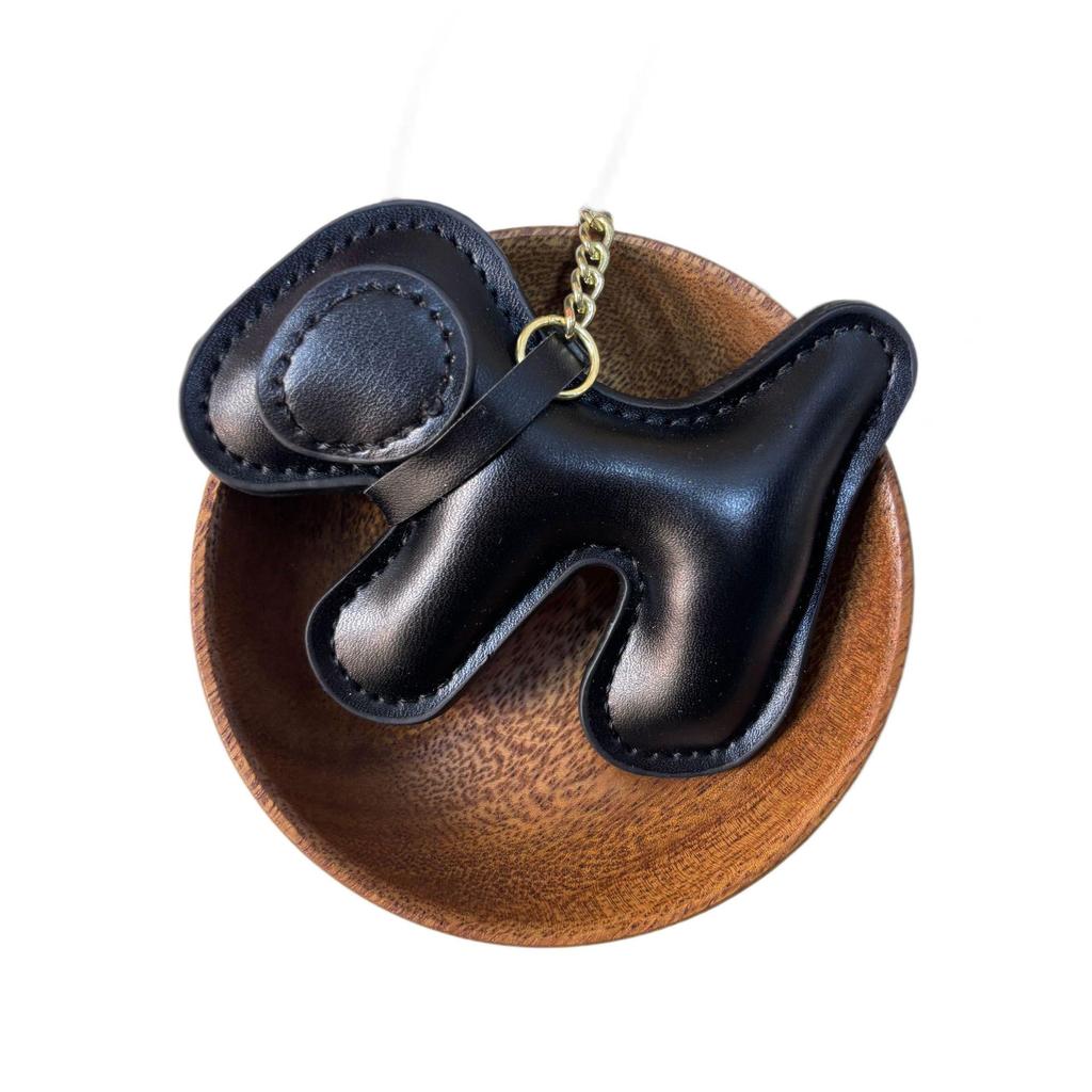 Cartoon Puppy Leather Keychain & Phone Case Accessory