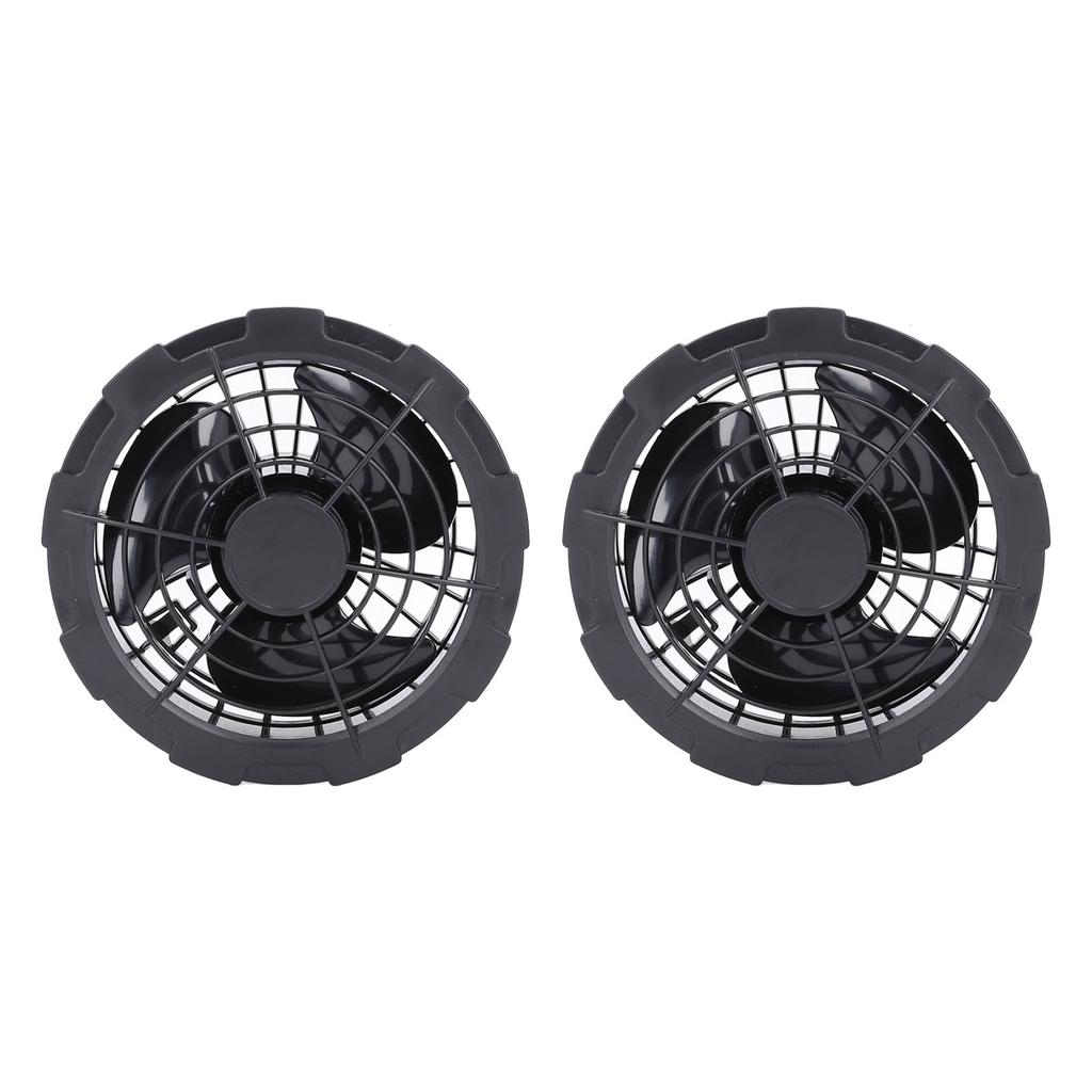 2PCS Cooling Jacket Fans 5V 0.6A Cable USB Powered Brushless Motor Fan for Air Conditioning Clothes