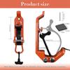 2025+ Shovel Mount for Roof Rack and Wall, Metal Rubber Clamp Mounting Kit, Quick Release Holder Car Accessories for Roof