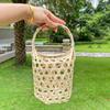 Bamboo Woven Hand-held Basket Retro Storage Box Multi-functional Gift Packaging Box  New Year