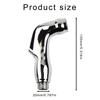 Shower Heads Bidet Spray Bathroom Bathroom Spray Kit Douche Hand Held Hygienic PU/ABS Shower Head Bidet Silver