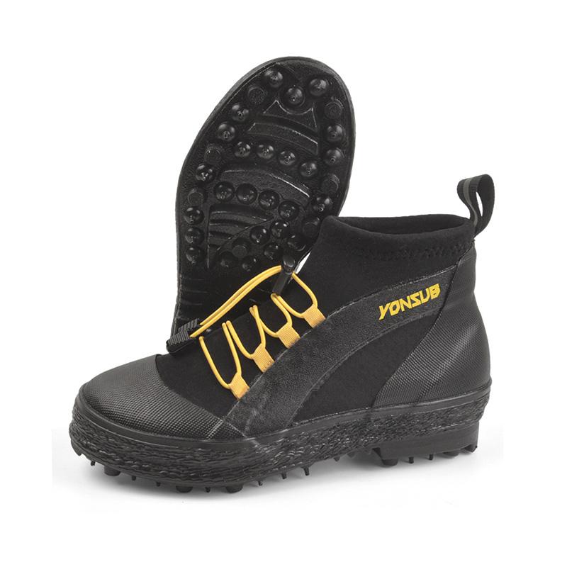 

2025 YONSUB Men Women Lightweight Anti Slip Nail Shoes Drifting Equipment Upstream Shoes Climbing Reef Shoes Sea Fishing Shoes 45 чёрный