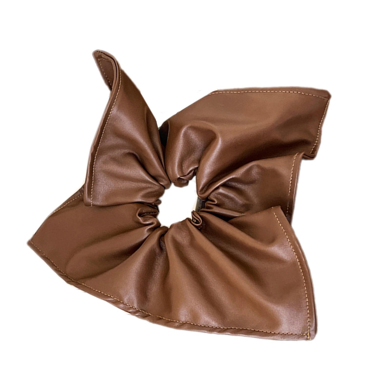 

Многоразовая ПУ резинка для волос для модных причесок Мягкая эластичная резинка для волос для повседневной носки Элегантная повязка для укладки волос Украшение кофейный