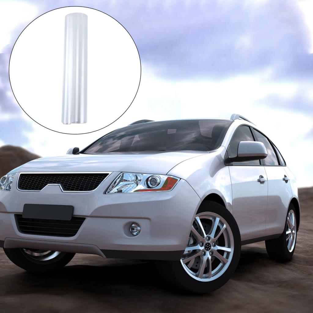 ledmomo Car Protection for Vehicle Scratch and Stain PVC Gloss for Doors and Durable and Easy to Install Film, Transparent, 100x40cm, Protection,