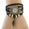 Orologi eleganti da donna alla moda, orologi da polso vintage per donna, cinturino in pelle, quadrante piccolo, orologio al quarzo da donna Montre Femme