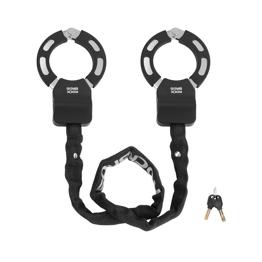 Copper Core Scooter Chain Lock Durable Stronger Flexible Steel Cable Anti-Theft Lock Anti-Theft Design Round Head Chain