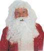 Santa Claus Wig and Beard Set - Holiday Party Costume and Halloween Props